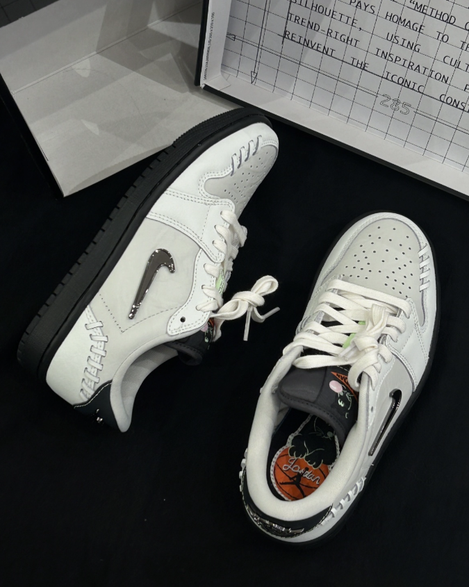 Nike Air Jordan 1 Low Method of Make "Black Cat"
