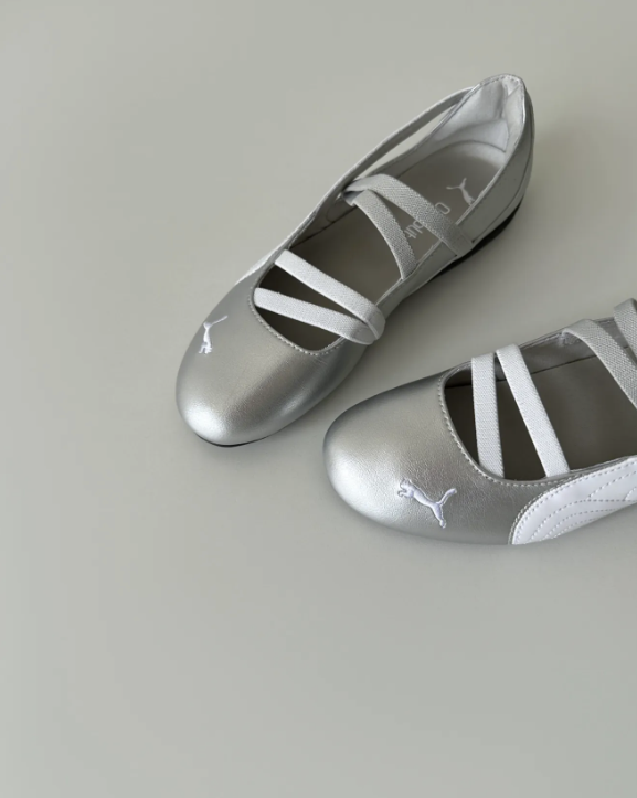 PUMA Speedcat Ballet Metallic Silver