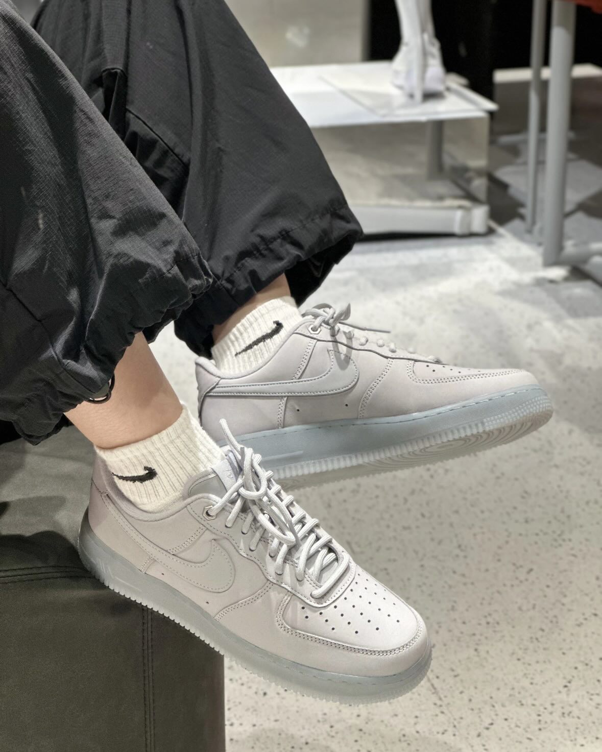 Nike Air Force 1 Low "Wolf Grey Nubuck"