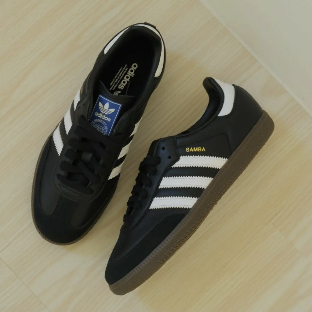 ADIDAS SAMBA OG BLACK WHITE GUM B75807