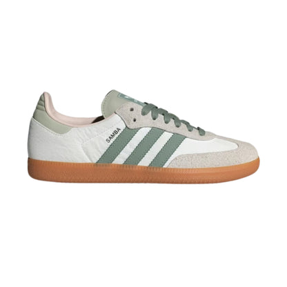 Adidas Samba OG "Cloud White & Silver Green"