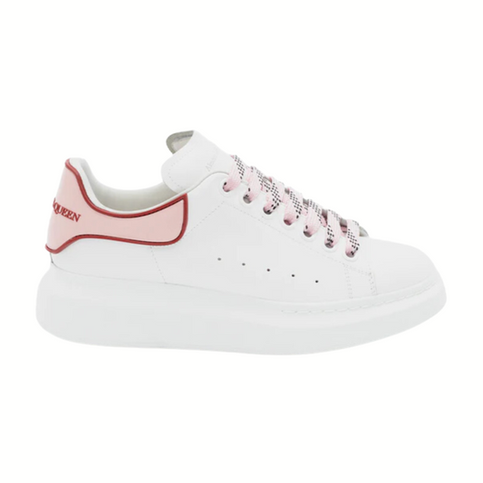 Alexander McQueen White Pink Carnelian Red