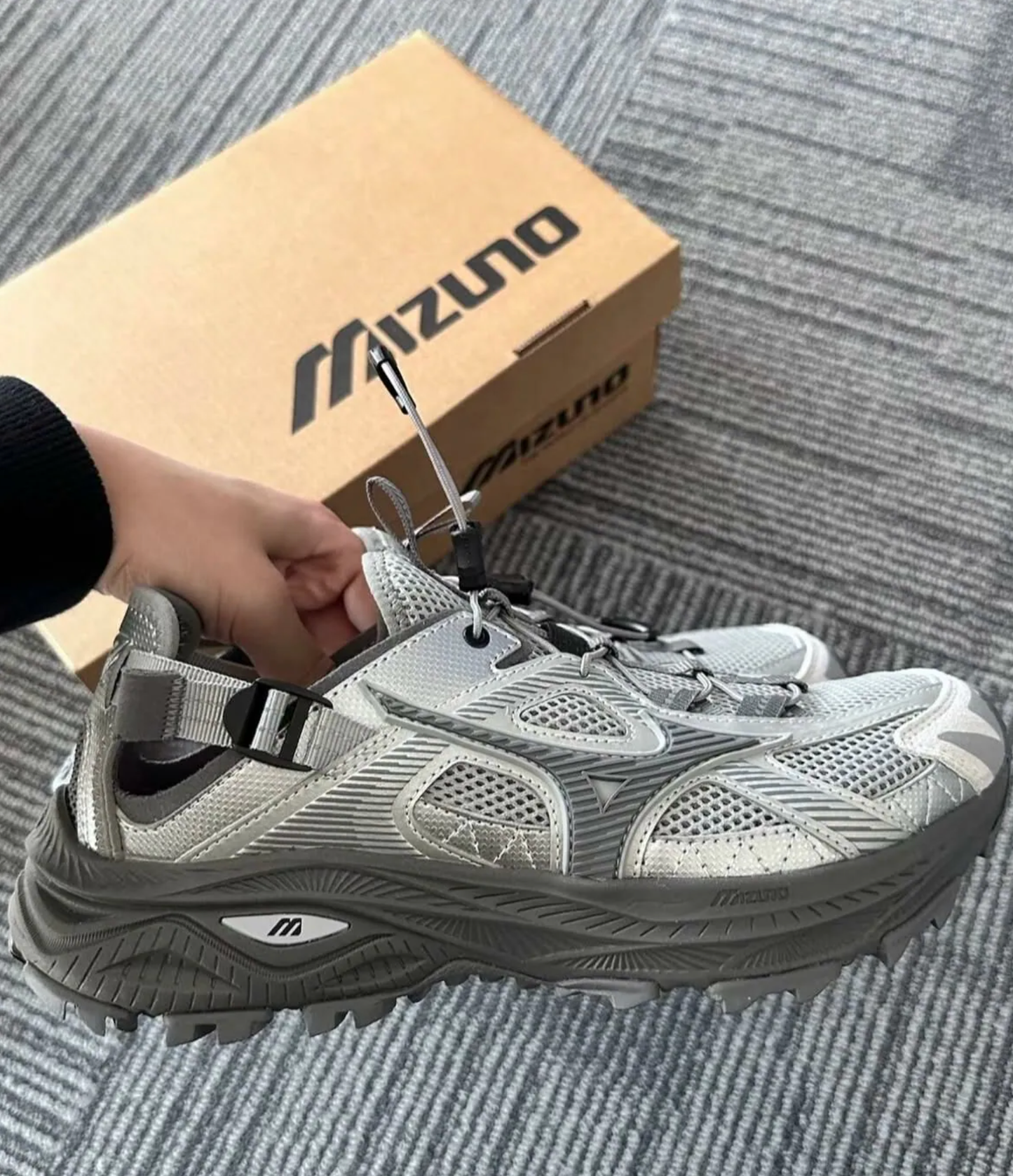 Mizuno Racer Trail SE Grey Silver