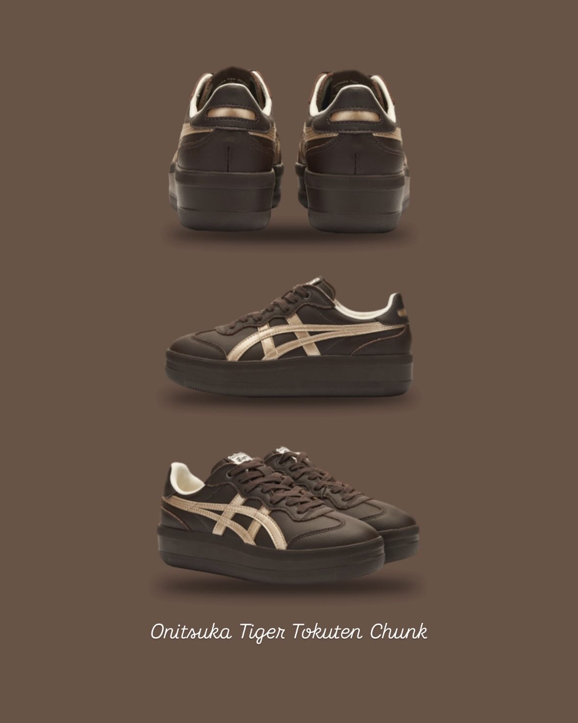 鬼塚虎 Onitsuka Tiger Tokuten Chunk Brown