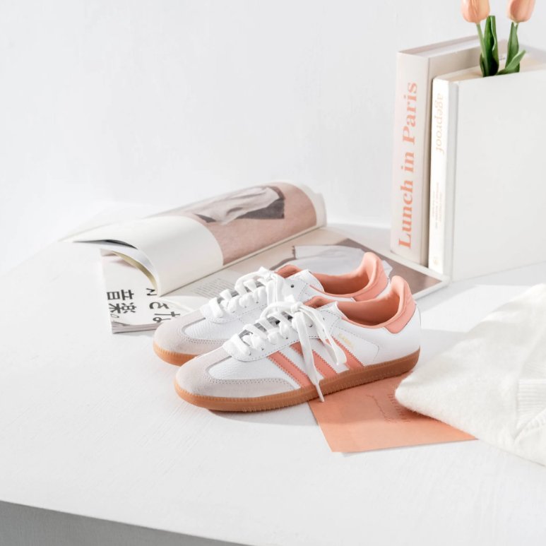 Adidas Originals Samba OG "Cloud White & Wonder Clay"