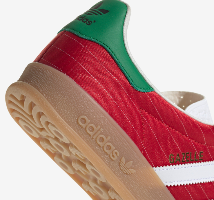 Adidas Samba Gazelle Indoor (Red / White / Green) IF9641