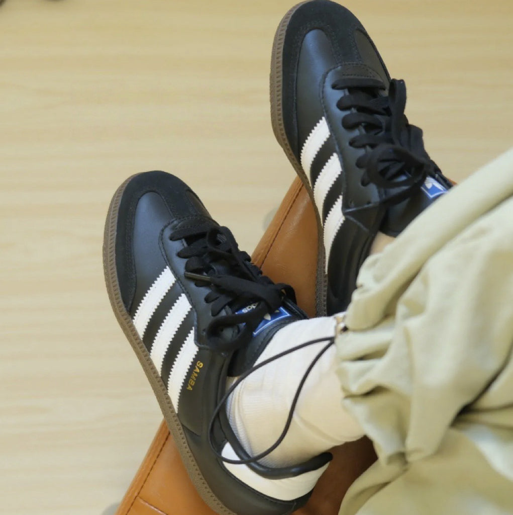 ADIDAS SAMBA OG BLACK WHITE GUM B75807