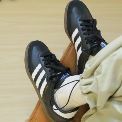 ADIDAS SAMBA OG BLACK WHITE GUM B75807