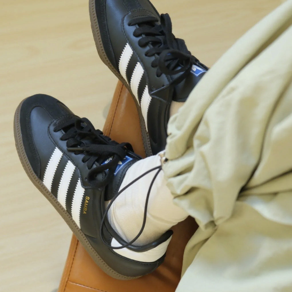 ADIDAS SAMBA OG BLACK WHITE GUM B75807