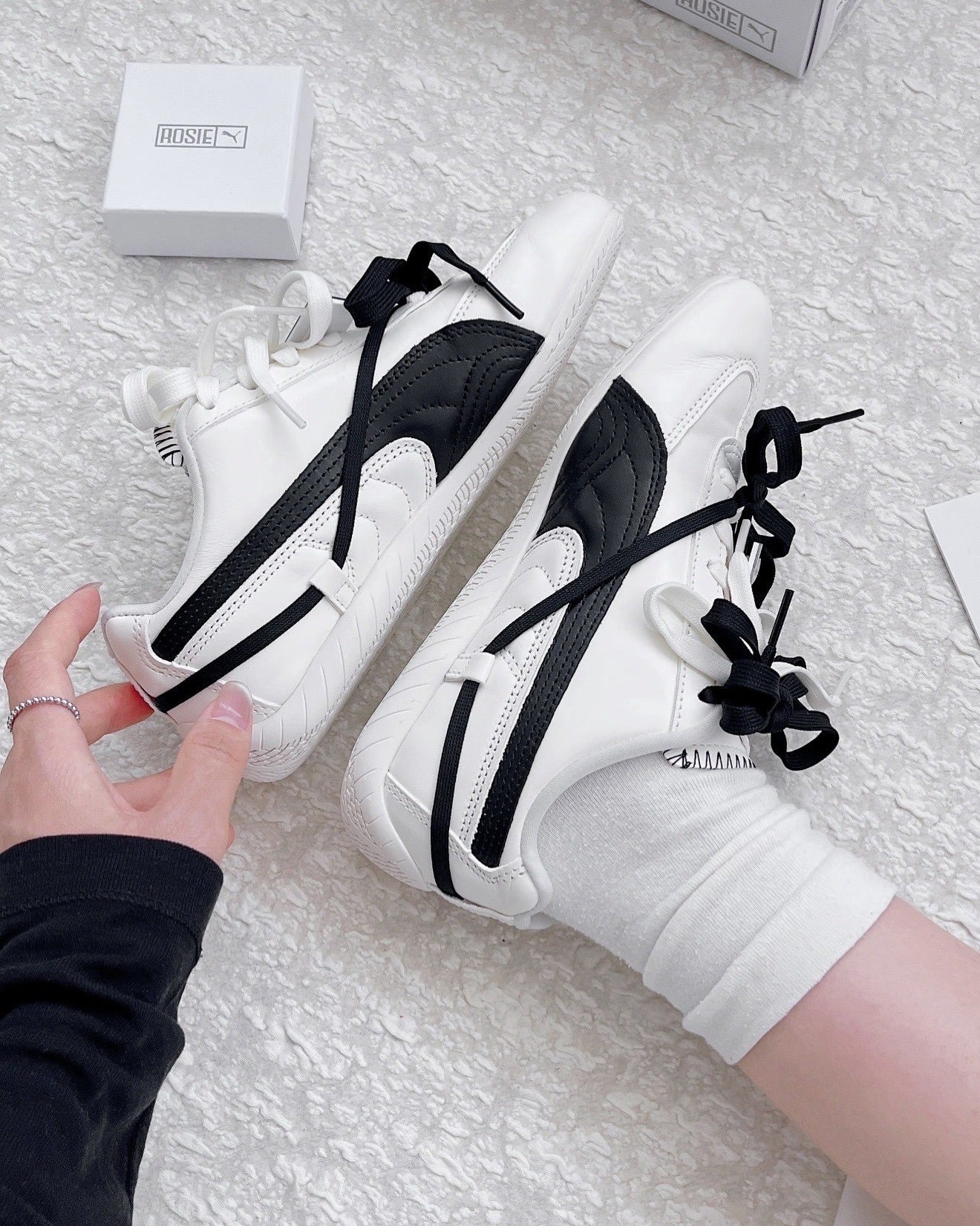 PUMA x ROSÉ Speedcat Premium Puma Warm White/Black