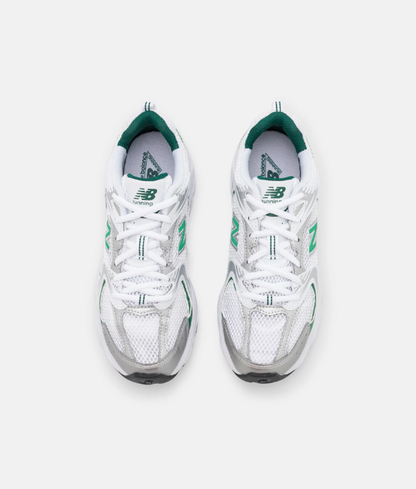 New Balance 530 White Silver Green