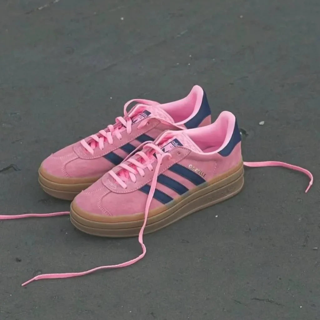 [厚底] Adidas Gazelle Bold 粉桃紅 - HADNUS