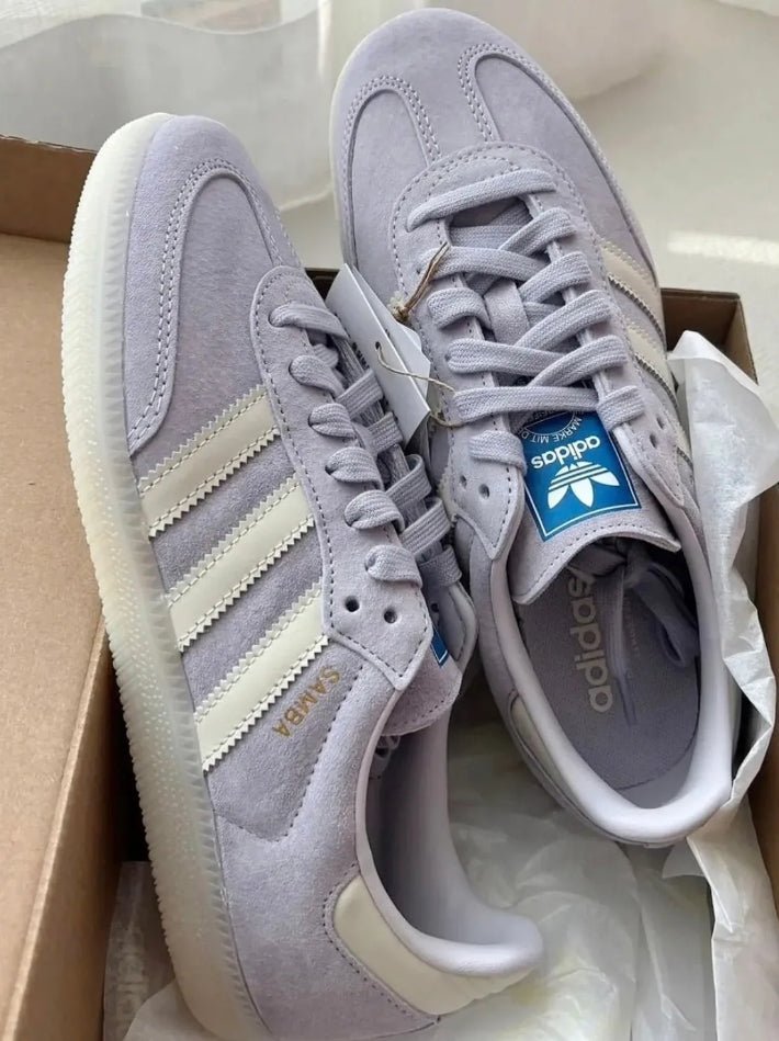 絕美新色💜Adidas Originals Samba OG 夢幻淺紫 - HADNUS