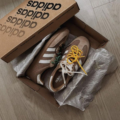 Adidas Samba OG Cardboard 編織摩卡棕 - HADNUS