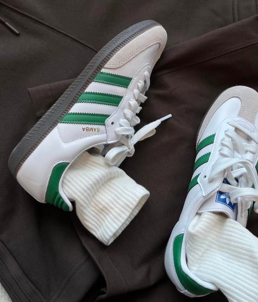 Adidas Samba Og White Green - HADNUS