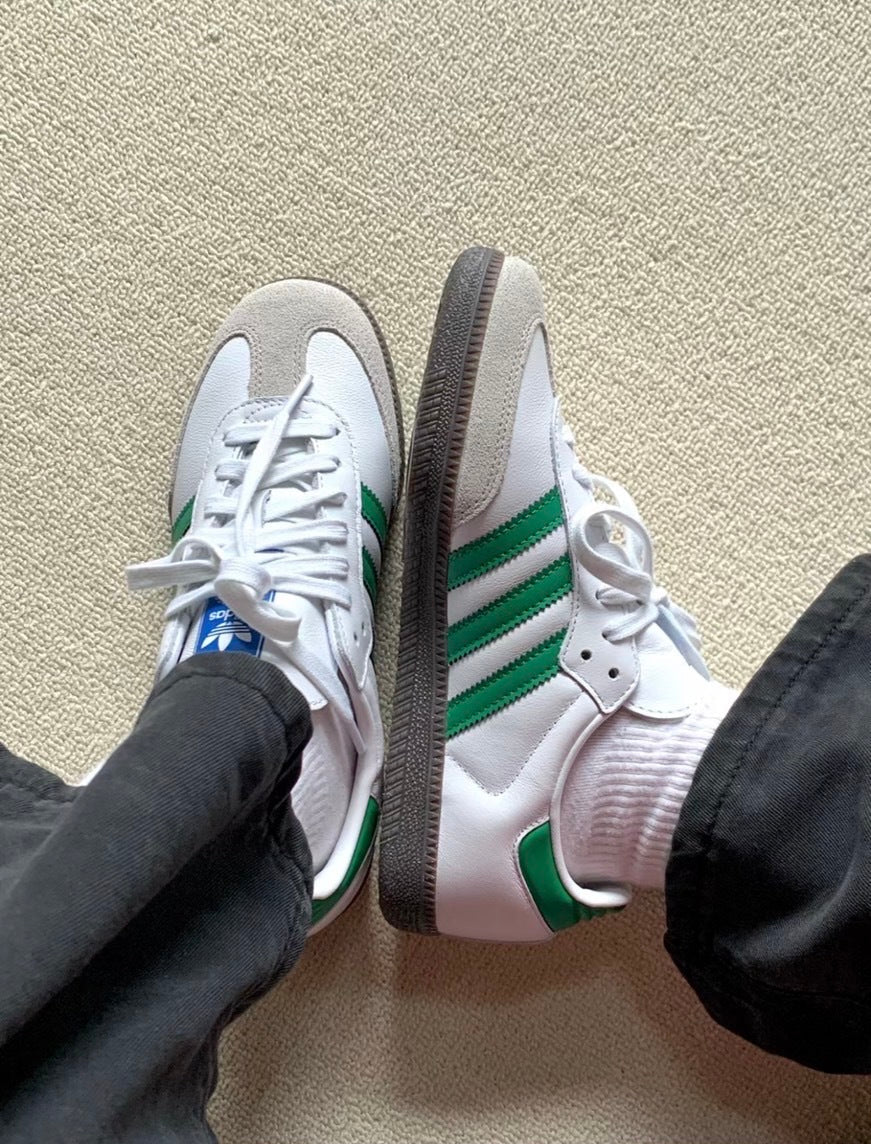 Adidas Samba Og White Green - HADNUS