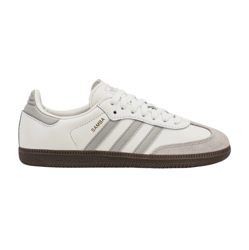 [海外限定]Adidas Samba OG White/Grey 灰白 - HADNUS