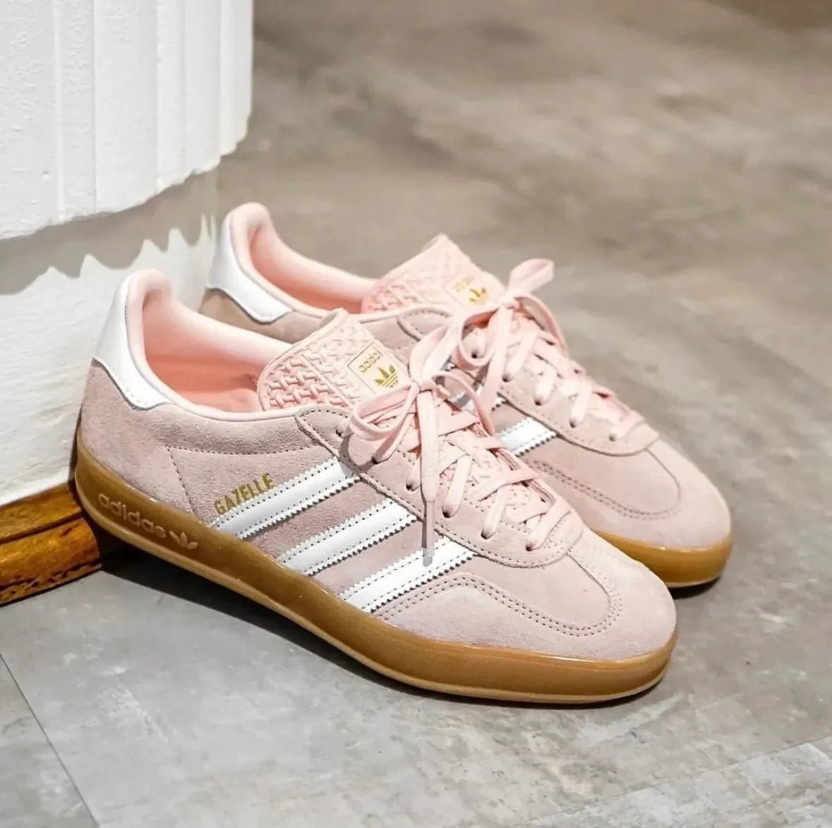 ADIDAS W GAZELLE INDOOR SANDY PINK - HADNUS