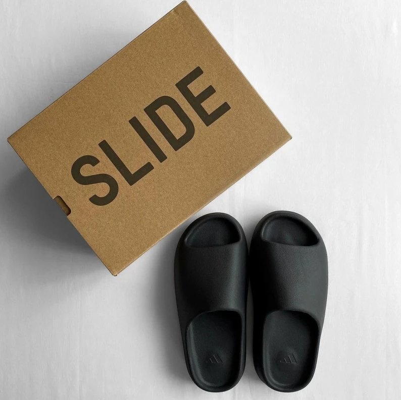 Adidas Yeezy Slides 'onyx' - HADNUS