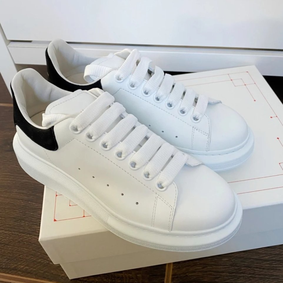 Alexander McQueen White Black - HADNUS