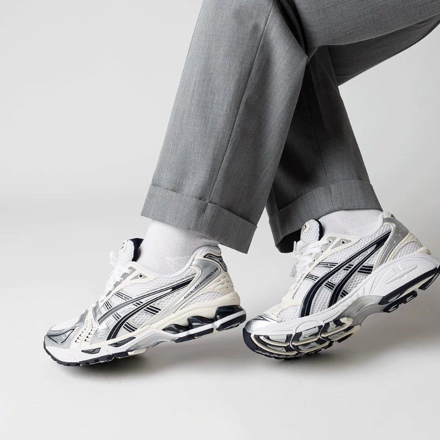 Asics GEL - KAYANO 14 White Black - HADNUS