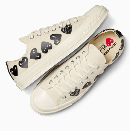 限時優惠!! CDG X CONVERSE MULTI HEART LOW - HADNUS