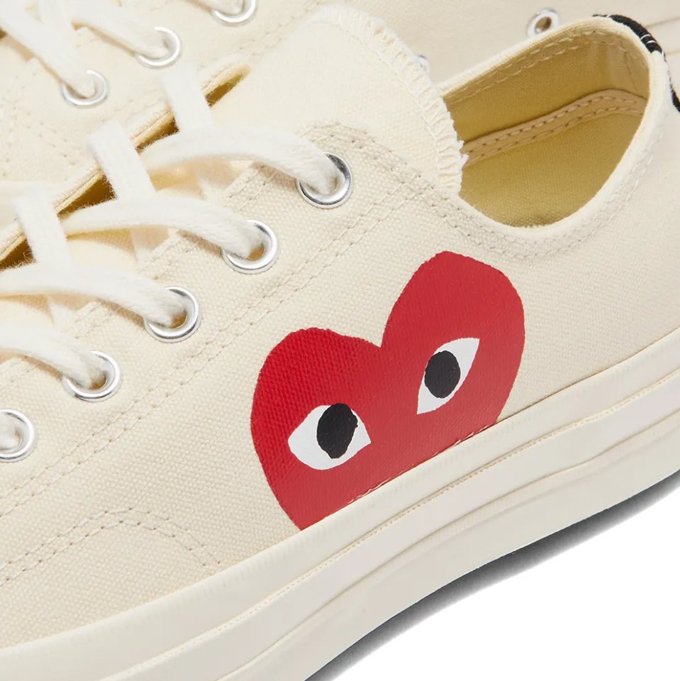 Comme Des Garcons Play X Converse Chuck Taylor 1970s Ox - HADNUS