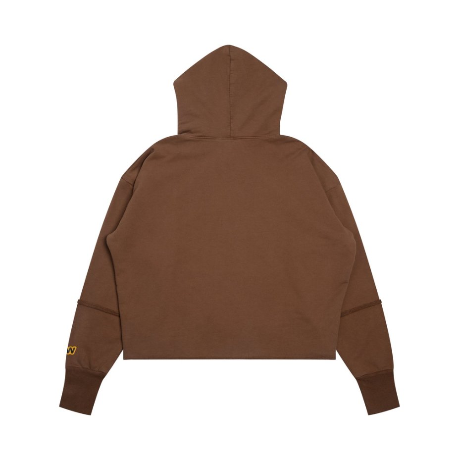 Drew House Deconstructed Hoodie Brown - HADNUS