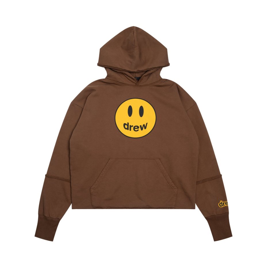 Drew House Deconstructed Hoodie Brown - HADNUS