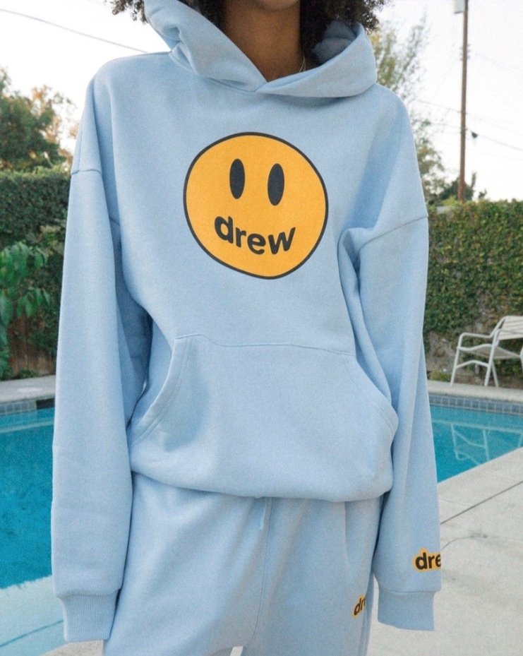 Drew House Hoodie Light Blue - HADNUS