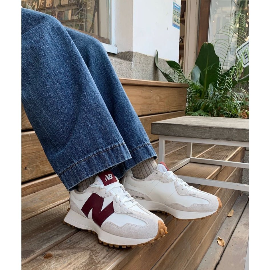 New Balance 327 Moonbeam Classic Burgundy - HADNUS