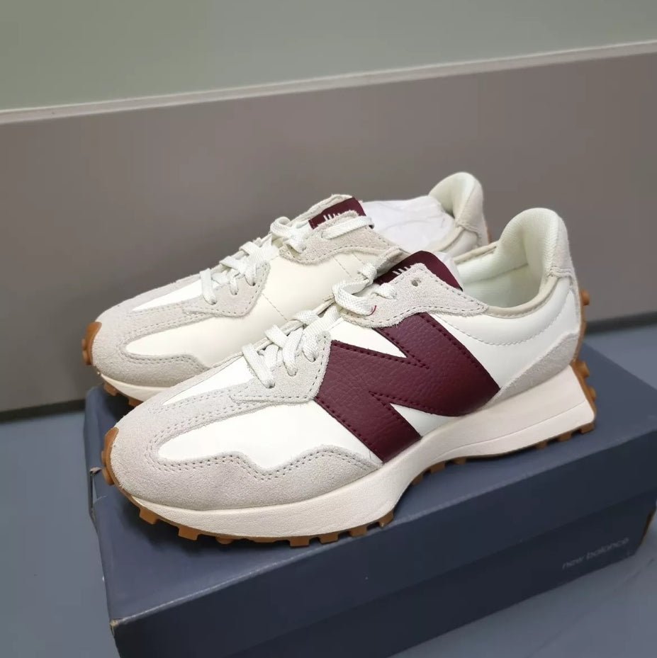 New Balance 327 Moonbeam Classic Burgundy - HADNUS