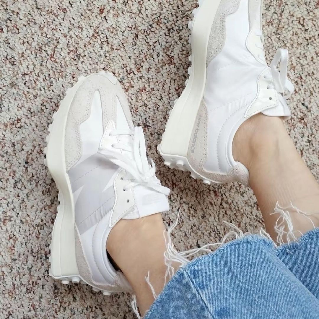 New Balance 327 Munsell White 白絲綢 - HADNUS