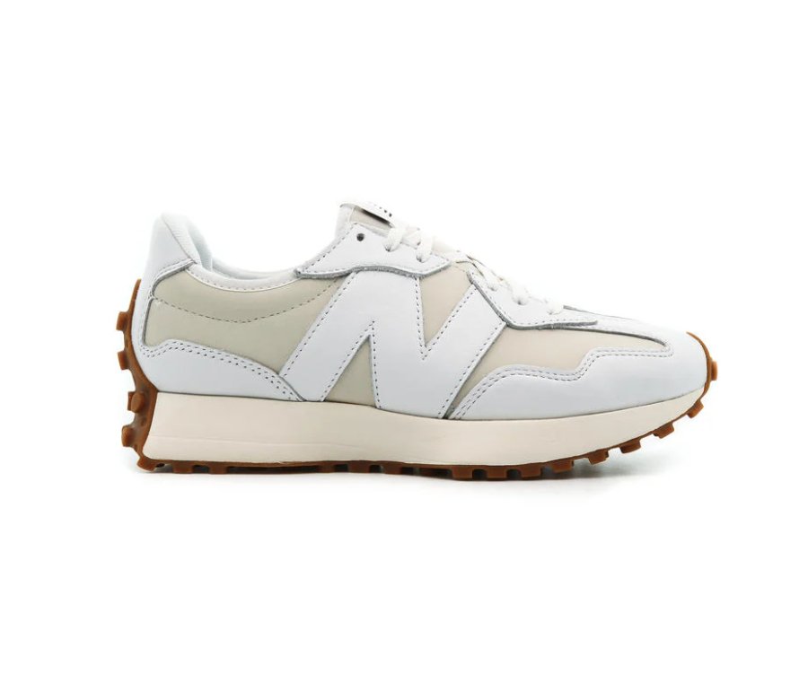 New Balance 327 White 白色焦糖底 - HADNUS