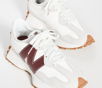 New Balance 327 White Brown - HADNUS