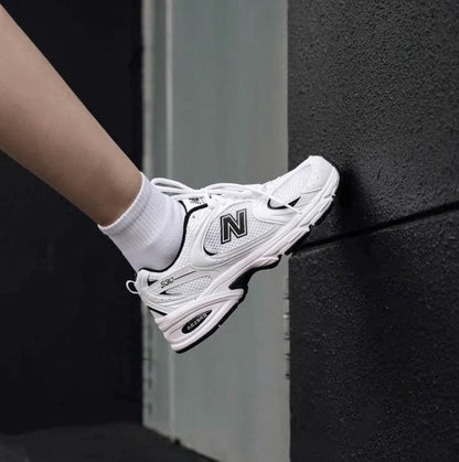 NEW BALANCE 530 WHITE BALCK - HADNUS