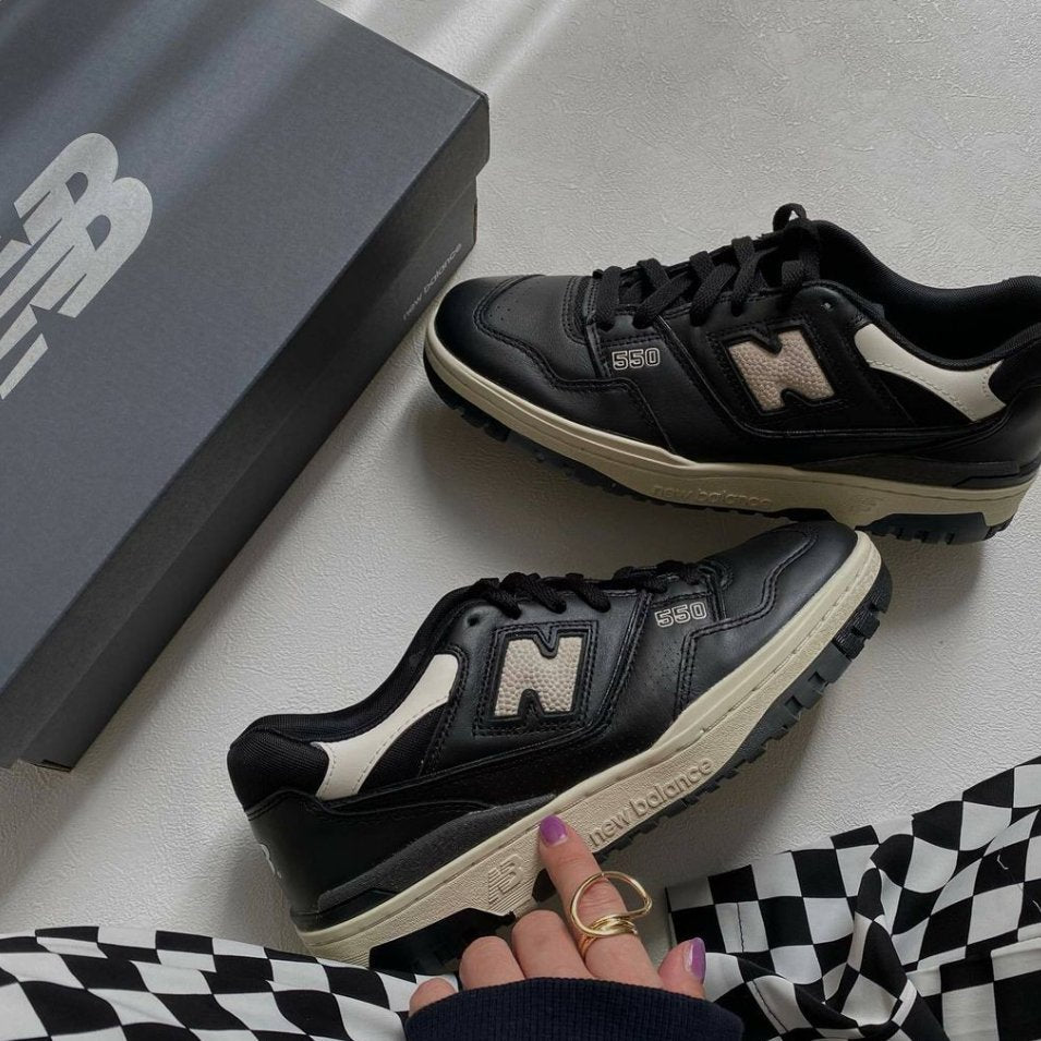 New Balance 550 Black White - HADNUS