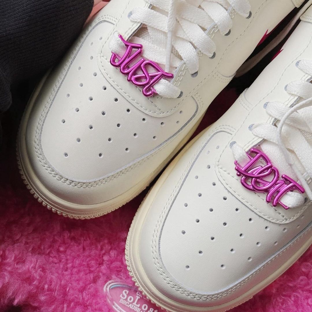 Nike Air Force 1 '07 Coconut Milk & Playful Pink - HADNUS