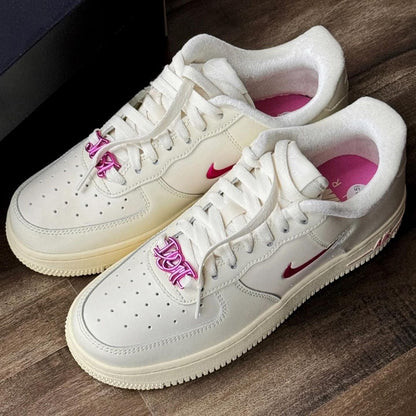 Nike Air Force 1 '07 Coconut Milk & Playful Pink - HADNUS