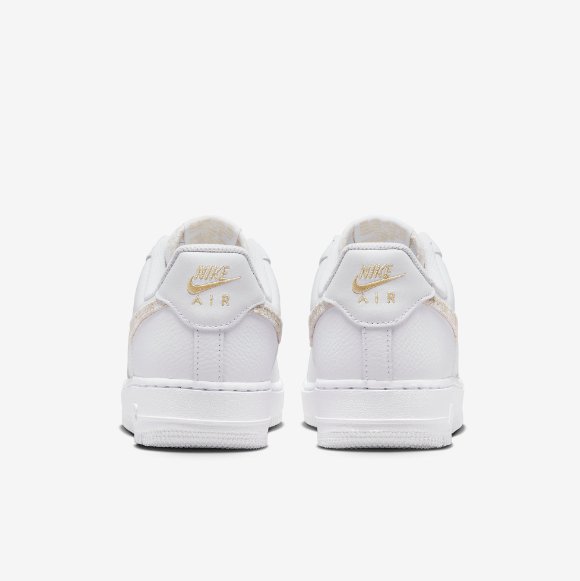 Nike Air Force 1 Low White Gold 刺繡 - HADNUS