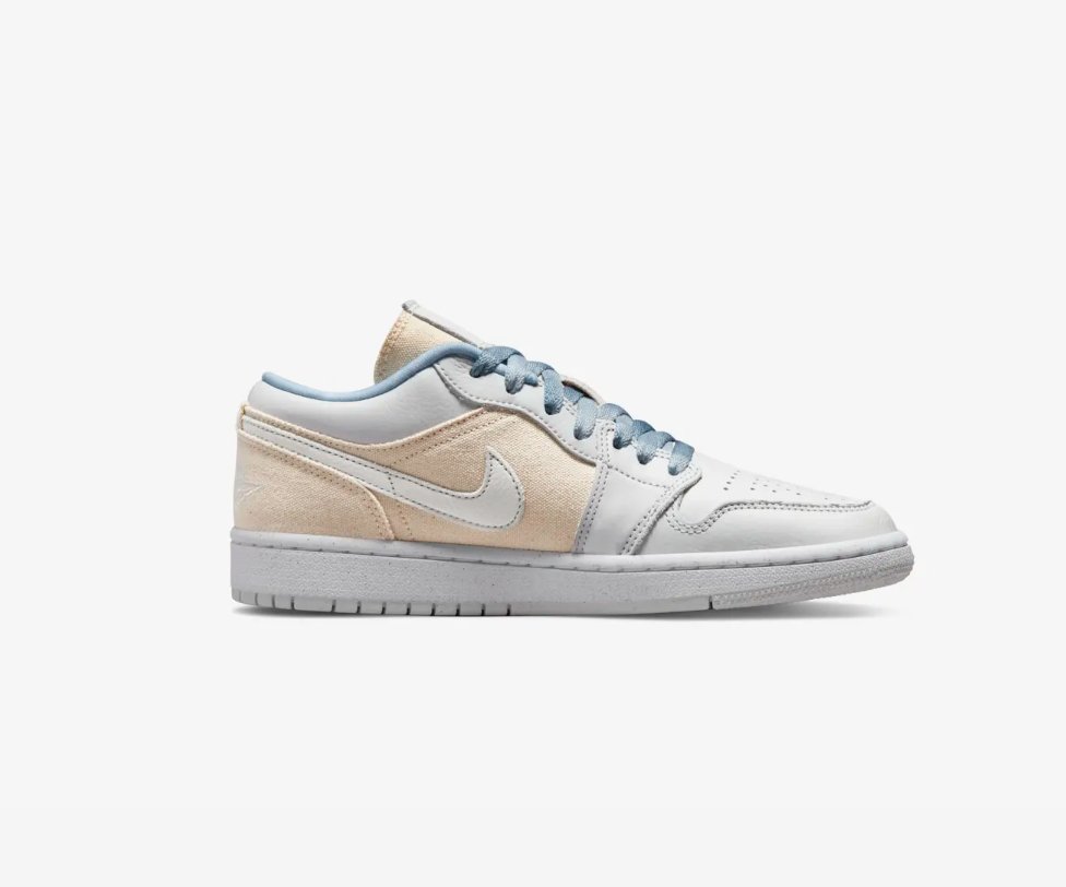 Nike Air Jordan 1 Low Se Canvas Iris Whisper - HADNUS