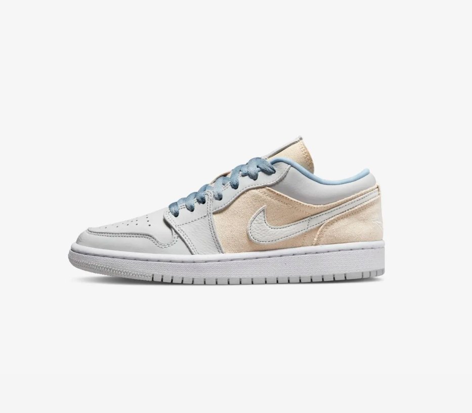 Nike Air Jordan 1 Low Se Canvas Iris Whisper - HADNUS