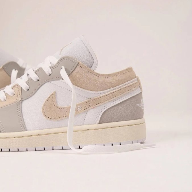 Nike Air Jordan 1 Low Se Craft Tech Grey 奶油灰 - HADNUS