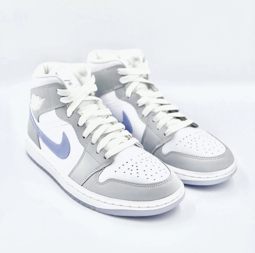 限時優惠! Nike Air Jordan 1 Mid Wolf Grey - HADNUS