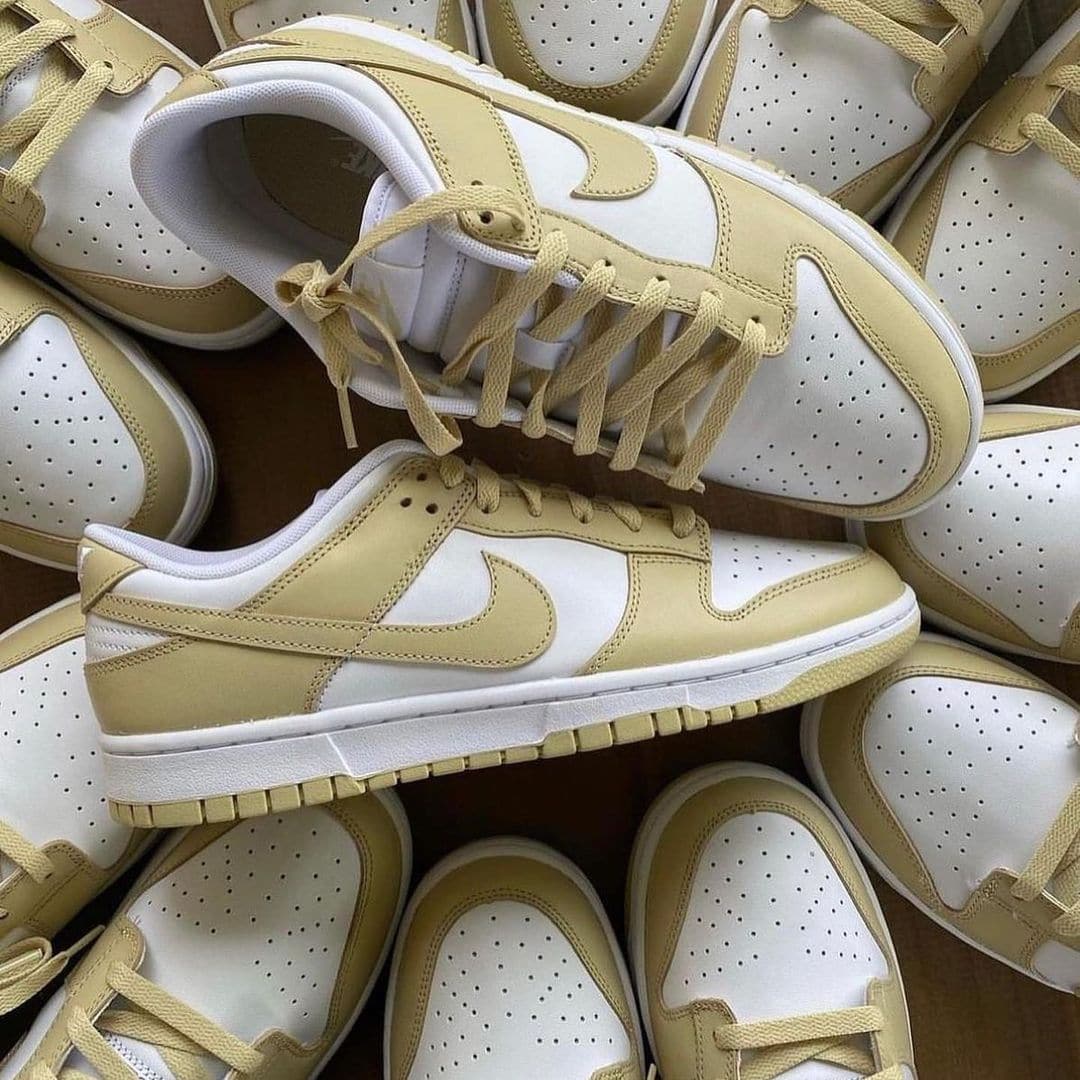 Nike Dunk Low Team Gold and White - HADNUS