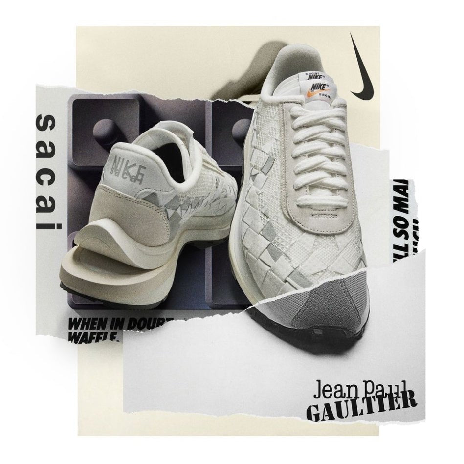 Nike X Sacai X Jean Paul Gaultier 編織萬花筒 - HADNUS