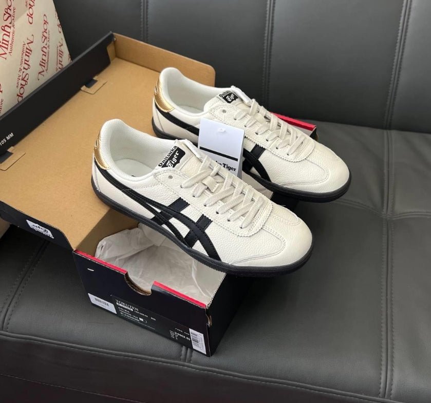 Onitsuka Tiger Tokuten Black White Gold - HADNUS