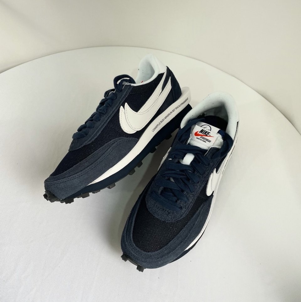 sacai x Fragment x Nike LDWaffle “海軍藍” - HADNUS