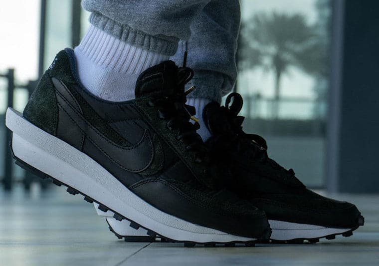 Sacai X Nike New Ldwaffle Black - HADNUS