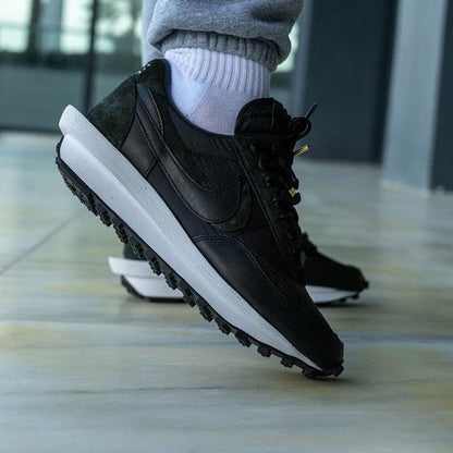 Sacai X Nike New Ldwaffle Black - HADNUS